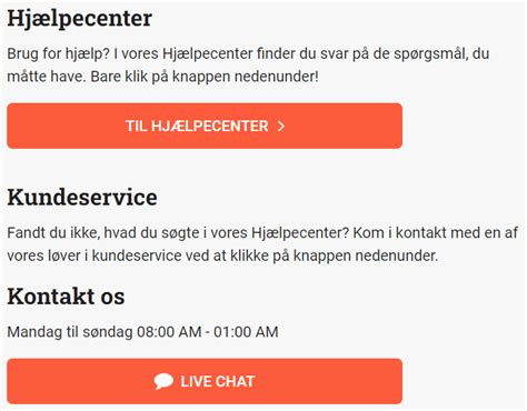leovegas kundeservice .